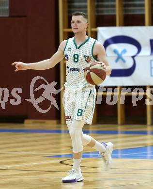 Basketball Zweite Liga 2020/2021. Grunddurchgang 22. Runde. KOS Celovec gegen  Guessing/Jennersdorf Blackbirds. Jernej Andolsek Heine (KOS Celovec). Klagenfurt, am 13.3.2021.
Foto: Kuess
www.qspictures.net

---
pressefotos, pressefotografie, kuess, qs, qspictures, sport, bild, bilder, bilddatenbank