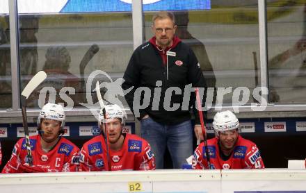 EBEL. Eishockey Bundesliga. VSV gegen KAC. Trainer Petri Matikainen (KAC). Villach, am 14.3.2021.
Foto: Kuess
www.qspictures.net
---
pressefotos, pressefotografie, kuess, qs, qspictures, sport, bild, bilder, bilddatenbank