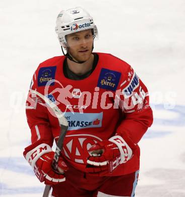 EBEL. Eishockey Bundesliga. VSV gegen KAC.  Johannes Bischofberger (KAC). Villach, am 14.3.2021.
Foto: Kuess
www.qspictures.net
---
pressefotos, pressefotografie, kuess, qs, qspictures, sport, bild, bilder, bilddatenbank