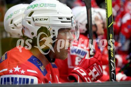 EBEL. Eishockey Bundesliga. VSV gegen KAC.  Thomas Hundertpfund (KAC). Villach, am 19.3.2021.
Foto: Kuess
www.qspictures.net
---
pressefotos, pressefotografie, kuess, qs, qspictures, sport, bild, bilder, bilddatenbank