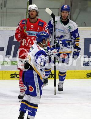 EBEL. Eishockey Bundesliga. VSV gegen KAC.  Torjubel Martin Ulmer (VSV). Villach, am 19.3.2021.
Foto: Kuess
www.qspictures.net
---
pressefotos, pressefotografie, kuess, qs, qspictures, sport, bild, bilder, bilddatenbank