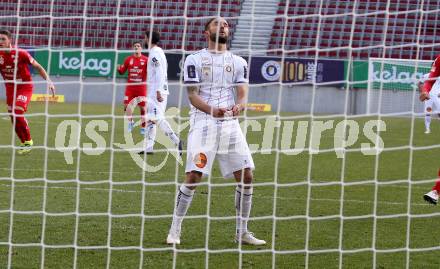 Fussball 2. Liga. SK Austria Klagenfurt gegen  SK Vorwaerts Steyr.   Markus Pink (Klagenfurt). Klagenfurt, am 20.3.2021.
Foto: Kuess
www.qspictures.net
---
pressefotos, pressefotografie, kuess, qs, qspictures, sport, bild, bilder, bilddatenbank