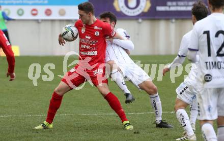 Fussball 2. Liga. SK Austria Klagenfurt gegen  SK Vorwaerts Steyr.  Kosmas Gkezos (Klagenfurt), Marcel Michael Monsberger (Steyr). Klagenfurt, am 20.3.2021.
Foto: Kuess
www.qspictures.net
---
pressefotos, pressefotografie, kuess, qs, qspictures, sport, bild, bilder, bilddatenbank