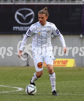 Fussball 2. Liga. SK Austria Klagenfurt gegen  SK Vorwaerts Steyr.   Patrick Greil (Klagenfurt). Klagenfurt, am 20.3.2021.
Foto: Kuess
www.qspictures.net
---
pressefotos, pressefotografie, kuess, qs, qspictures, sport, bild, bilder, bilddatenbank