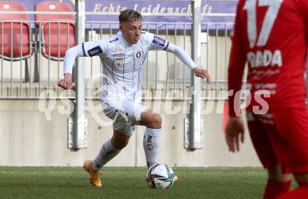 Fussball 2. Liga. SK Austria Klagenfurt gegen  SK Vorwaerts Steyr.  Fabio Markelic (Klagenfurt). Klagenfurt, am 20.3.2021.
Foto: Kuess
www.qspictures.net
---
pressefotos, pressefotografie, kuess, qs, qspictures, sport, bild, bilder, bilddatenbank