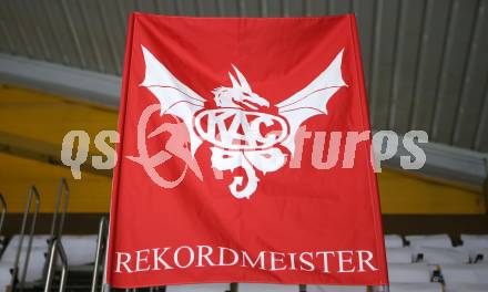 EBEL. Eishockey Bundesliga. KAC gegen	VSV. Transparent. Klagenfurt, am 21.3.2021.
Foto: Kuess
www.qspictures.net

---
pressefotos, pressefotografie, kuess, qs, qspictures, sport, bild, bilder, bilddatenbank