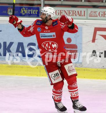 EBEL. Eishockey Bundesliga. KAC gegen	EC Red Bull Salzburg. Torjubel Blaz Gregorc (KAC). Klagenfurt, am 28.3.2021.
Foto: Kuess
www.qspictures.net

---
pressefotos, pressefotografie, kuess, qs, qspictures, sport, bild, bilder, bilddatenbank