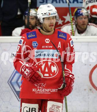 EBEL. Eishockey Bundesliga. KAC gegen	EC Red Bull Salzburg.  Thomas Hundertpfund (KAC). Klagenfurt, am 1.4.2021.
Foto: Kuess
www.qspictures.net

---
pressefotos, pressefotografie, kuess, qs, qspictures, sport, bild, bilder, bilddatenbank