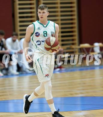 Basketball Zweite Liga 2020/2021. Playoffs. VF2. KOS Celovec gegen  Raiders Tirol. Jernej Heine Andolsek (KOS Celovec). Klagenfurt, am 3.4.2021.
Foto: Kuess
www.qspictures.net

---
pressefotos, pressefotografie, kuess, qs, qspictures, sport, bild, bilder, bilddatenbank