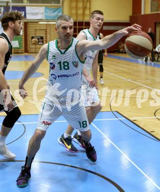 Basketball Zweite Liga 2020/2021. Playoffs. VF2. KOS Celovec gegen  Raiders Tirol. Ales Primc (KOS Celovec). Klagenfurt, am 3.4.2021.
Foto: Kuess
www.qspictures.net

---
pressefotos, pressefotografie, kuess, qs, qspictures, sport, bild, bilder, bilddatenbank