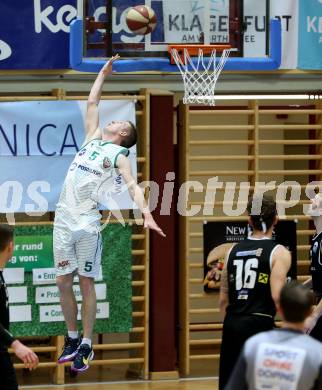 Basketball Zweite Liga 2020/2021. Playoffs. VF2. KOS Celovec gegen  Raiders Tirol. Andi Smrtnik (KOS Celovec). Klagenfurt, am 3.4.2021.
Foto: Kuess
www.qspictures.net

---
pressefotos, pressefotografie, kuess, qs, qspictures, sport, bild, bilder, bilddatenbank