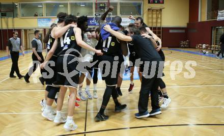 Basketball Zweite Liga 2020/2021. Playoffs. VF2. KOS Celovec gegen  Raiders Tirol. Jubel (Tirol). Klagenfurt, am 3.4.2021.
Foto: Kuess
www.qspictures.net

---
pressefotos, pressefotografie, kuess, qs, qspictures, sport, bild, bilder, bilddatenbank