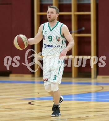 Basketball Zweite Liga 2020/2021. Playoffs. VF2. KOS Celovec gegen  Raiders Tirol. Tim Huber (KOS Celovec). Klagenfurt, am 3.4.2021.
Foto: Kuess
www.qspictures.net

---
pressefotos, pressefotografie, kuess, qs, qspictures, sport, bild, bilder, bilddatenbank