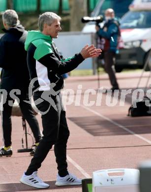 Fussball. Bundesliga. RZ Pellets WAC gegen SK Rapid. Trainer Dietmar Kuehbauer (Rapid). Wolfsberg, am 4.4.2021.
Foto: Kuess
www.qspictures.net

---
pressefotos, pressefotografie, kuess, qs, qspictures, sport, bild, bilder, bilddatenbank
