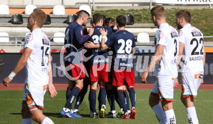 Fussball. Bundesliga. RZ Pellets WAC gegen SK Rapid.  Torjubel Maximilian Hofmann (Rapid). Wolfsberg, am 4.4.2021.
Foto: Kuess
www.qspictures.net

---
pressefotos, pressefotografie, kuess, qs, qspictures, sport, bild, bilder, bilddatenbank