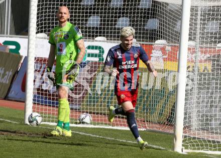 Fussball. Bundesliga. RZ Pellets WAC gegen SK Rapid. Torjubel  Taxiarchis Fountas (Rapid). Wolfsberg, am 4.4.2021.
Foto: Kuess
www.qspictures.net

---
pressefotos, pressefotografie, kuess, qs, qspictures, sport, bild, bilder, bilddatenbank