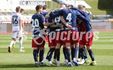 Fussball. Bundesliga. RZ Pellets WAC gegen SK Rapid. Torjubel  (Rapid). Wolfsberg, am 4.4.2021.
Foto: Kuess
www.qspictures.net

---
pressefotos, pressefotografie, kuess, qs, qspictures, sport, bild, bilder, bilddatenbank