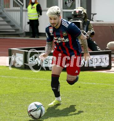 Fussball. Bundesliga. RZ Pellets WAC gegen SK Rapid. Taxiarchis Fountas (Rapid). Wolfsberg, am 4.4.2021.
Foto: Kuess
www.qspictures.net

---
pressefotos, pressefotografie, kuess, qs, qspictures, sport, bild, bilder, bilddatenbank