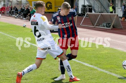 Fussball. Bundesliga. RZ Pellets WAC gegen SK Rapid. Mario Pavelic,  (WAC),  Maximilian Ullmann (Rapid). Wolfsberg, am 4.4.2021.
Foto: Kuess
www.qspictures.net

---
pressefotos, pressefotografie, kuess, qs, qspictures, sport, bild, bilder, bilddatenbank