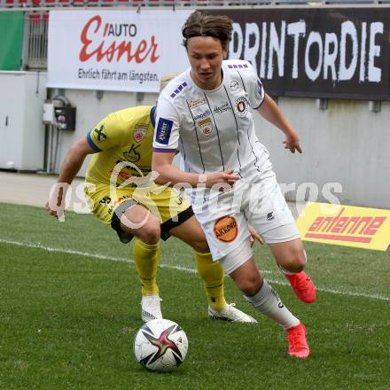 Fussball 2. Liga. SK Austria Klagenfurt gegen  SV Lafnitz.  Alex Timosi Andersson (Klagenfurt). Klagenfurt, am 5.4.2021.
Foto: Kuess
www.qspictures.net
---
pressefotos, pressefotografie, kuess, qs, qspictures, sport, bild, bilder, bilddatenbank