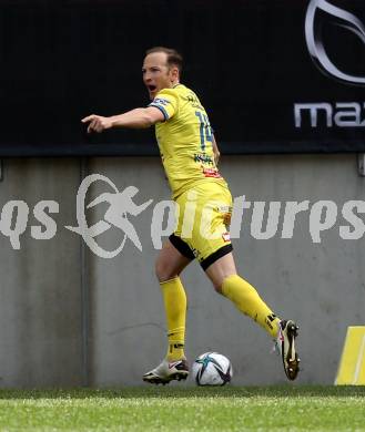 Fussball 2. Liga. SK Austria Klagenfurt gegen  SV Lafnitz.  Torjubel Mario Kroepfl   (Lafnitz). Klagenfurt, am 5.4.2021.
Foto: Kuess
www.qspictures.net
---
pressefotos, pressefotografie, kuess, qs, qspictures, sport, bild, bilder, bilddatenbank