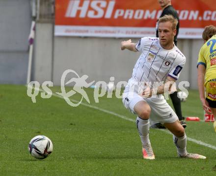 Fussball 2. Liga. SK Austria Klagenfurt gegen  SV Lafnitz. Florian Jaritz (Klagenfurt). Klagenfurt, am 5.4.2021.
Foto: Kuess
www.qspictures.net
---
pressefotos, pressefotografie, kuess, qs, qspictures, sport, bild, bilder, bilddatenbank