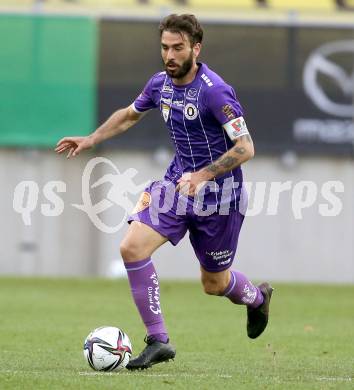 Fussball 2. Liga. SK Austria Klagenfurt gegen  Kapfenberger SV. Kosmas Gkezos (Klagenfurt). Klagenfurt, am 9.4.2021.
Foto: Kuess
www.qspictures.net
---
pressefotos, pressefotografie, kuess, qs, qspictures, sport, bild, bilder, bilddatenbank