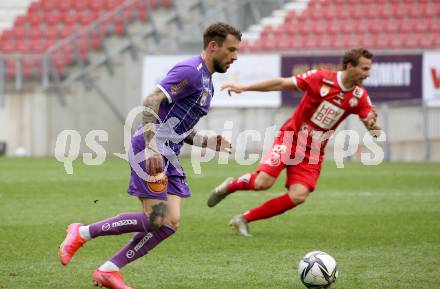 Fussball 2. Liga. SK Austria Klagenfurt gegen  Grazer AK 1902. Philipp Huetter (Klagenfurt). Klagenfurt, am 18.4.2021.
Foto: Kuess
www.qspictures.net
---
pressefotos, pressefotografie, kuess, qs, qspictures, sport, bild, bilder, bilddatenbank
