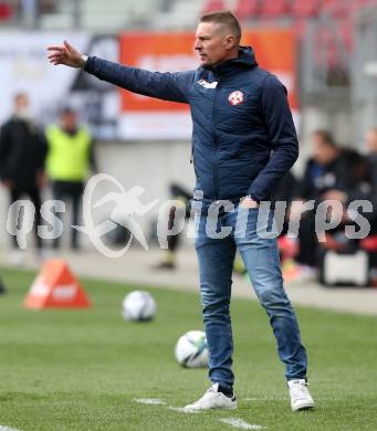 Fussball 2. Liga. SK Austria Klagenfurt gegen  Grazer AK 1902. Trainer Gernot Plassnegger    (GAK). Klagenfurt, am 18.4.2021.
Foto: Kuess
www.qspictures.net
---
pressefotos, pressefotografie, kuess, qs, qspictures, sport, bild, bilder, bilddatenbank