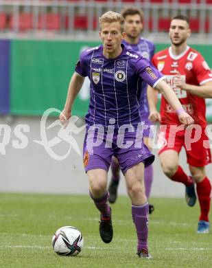 Fussball 2. Liga. SK Austria Klagenfurt gegen  Grazer AK 1902. Christopher CVetko (Klagenfurt). Klagenfurt, am 18.4.2021.
Foto: Kuess
www.qspictures.net
---
pressefotos, pressefotografie, kuess, qs, qspictures, sport, bild, bilder, bilddatenbank