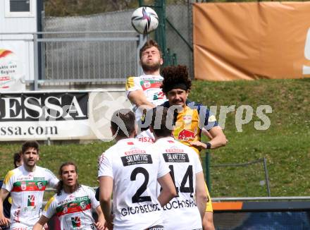 Fussball. Bundesliga. RZ Pellets WAC gegen FC Red Bull Salzburg. Dominik Baumgartner,  (WAC), Andre Ramalho Silva (Salzburg). Wolfsberg, am 25.4.2021.
Foto: Kuess
www.qspictures.net

---
pressefotos, pressefotografie, kuess, qs, qspictures, sport, bild, bilder, bilddatenbank
