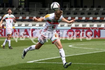 Fussball. Bundesliga. RZ Pellets WAC gegen FC Red Bull Salzburg. Dominik Baumgartner (WAC). Wolfsberg, am 25.4.2021.
Foto: Kuess
www.qspictures.net

---
pressefotos, pressefotografie, kuess, qs, qspictures, sport, bild, bilder, bilddatenbank