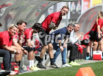 Fussball 2. Liga. SK Austria Klagenfurt gegen FC Juniors OOE.  Co-Trainer Martin Lassnig, Matthias Imhof (Klagenfurt). Klagenfurt, am 9.5.2021.
Foto: Kuess
www.qspictures.net
---
pressefotos, pressefotografie, kuess, qs, qspictures, sport, bild, bilder, bilddatenbank