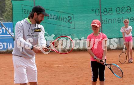 Tennis. Nachwuchstraining mit Juergen Melzer. Poertschach, am 29.4.2021.
Foto: Kuess
www.qspictures.net

---
pressefotos, pressefotografie, kuess, qs, qspictures, sport, bild, bilder, bilddatenbank