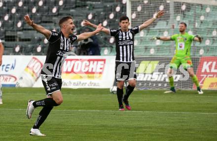 Fussball. Bundesliga. RZ Pellets WAC gegen LASK.  Torjubel Reinhold Ranftl (LASK). Wolfsberg, am 12.5.2021.
Foto: Kuess
www.qspictures.net

---
pressefotos, pressefotografie, kuess, qs, qspictures, sport, bild, bilder, bilddatenbank