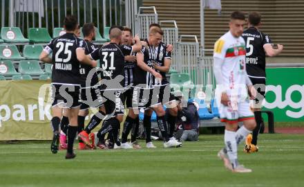 Fussball. Bundesliga. RZ Pellets WAC gegen LASK.  Torjubel Johannes Eggestein (LASK). Wolfsberg, am 12.5.2021.
Foto: Kuess
www.qspictures.net

---
pressefotos, pressefotografie, kuess, qs, qspictures, sport, bild, bilder, bilddatenbank