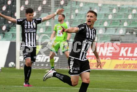 Fussball. Bundesliga. RZ Pellets WAC gegen LASK.  Torjubel Reinhold Ranftl (LASK). Wolfsberg, am 12.5.2021.
Foto: Kuess
www.qspictures.net

---
pressefotos, pressefotografie, kuess, qs, qspictures, sport, bild, bilder, bilddatenbank