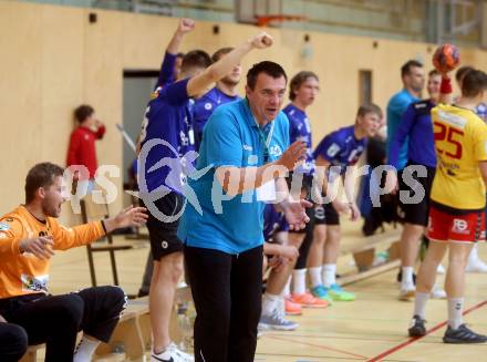 Handball spusu Liga. SC Ferlach gegen UHK Krems. Trainer Uros Serbec  (Ferlach). Ferlach, am 15.5.2021.
Foto: Kuess
www.qspictures.net
---
pressefotos, pressefotografie, kuess, qs, qspictures, sport, bild, bilder, bilddatenbank
