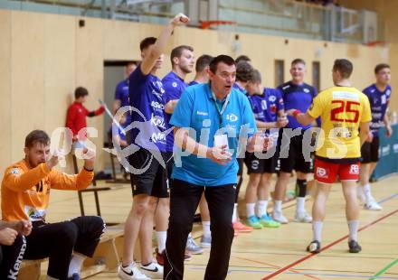 Handball spusu Liga. SC Ferlach gegen UHK Krems. Trainer Uros Serbec  (Ferlach). Ferlach, am 15.5.2021.
Foto: Kuess
www.qspictures.net
---
pressefotos, pressefotografie, kuess, qs, qspictures, sport, bild, bilder, bilddatenbank