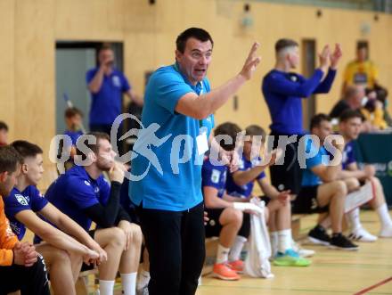 Handball spusu Liga. SC Ferlach gegen UHK Krems. Trainer Uros Serbec  (Ferlach). Ferlach, am 15.5.2021.
Foto: Kuess
www.qspictures.net
---
pressefotos, pressefotografie, kuess, qs, qspictures, sport, bild, bilder, bilddatenbank
