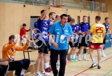 Handball spusu Liga. SC Ferlach gegen UHK Krems.  Trainer Uros Serbec  (Ferlach). Ferlach, am 15.5.2021.
Foto: Kuess
www.qspictures.net
---
pressefotos, pressefotografie, kuess, qs, qspictures, sport, bild, bilder, bilddatenbank