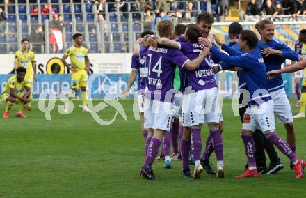 Fussball. Bundesliga Relegation. St. Poelten gegen SK Austria Klagenfurt .   Meisterjubel Austria Klagenfurt.  . Klagenfurt, am 29.5.2021.
Foto: Kuess
www.qspictures.net
---
pressefotos, pressefotografie, kuess, qs, qspictures, sport, bild, bilder, bilddatenbank