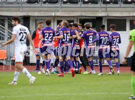 Fussball. Bundesliga. RZ Pellets WAC gegen FK Austria Wien. Torjubel Wien. Wolfsberg, am 30.5.2021.
Foto: Kuess
www.qspictures.net

---
pressefotos, pressefotografie, kuess, qs, qspictures, sport, bild, bilder, bilddatenbank