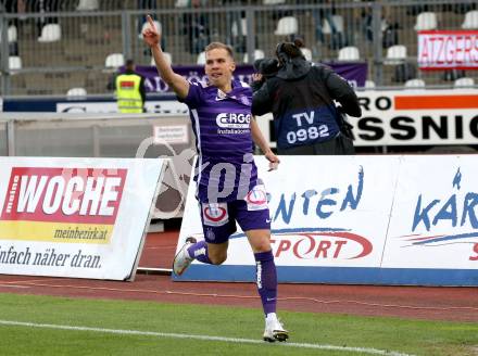 Fussball. Bundesliga. RZ Pellets WAC gegen FK Austria Wien. Torjubel Christoph Monschein  (Wien). Wolfsberg, am 30.5.2021.
Foto: Kuess
www.qspictures.net

---
pressefotos, pressefotografie, kuess, qs, qspictures, sport, bild, bilder, bilddatenbank