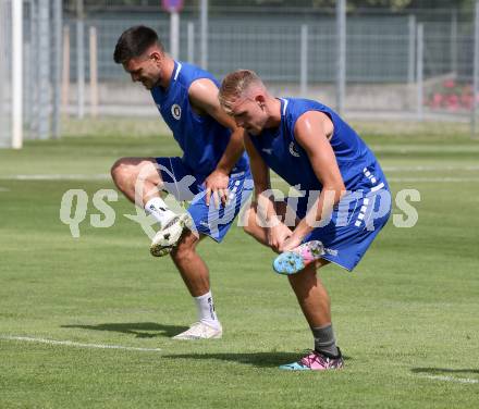 Fussball. Bundesliga. Training. SK Austria Klagenfurt. Darijo Pecirep, Benjamin Hadzic. Klagenfurt, am 21.6.2021.
Foto: Kuess
www.qspictures.net
---
pressefotos, pressefotografie, kuess, qs, qspictures, sport, bild, bilder, bilddatenbank