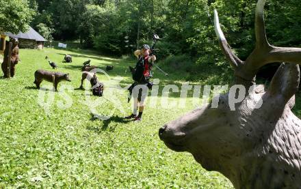 3D Bogenschiessen. Oesterreichische Meisterschaft.  Arnulf Begusch. Poertschach, am 13.6.2021.
Foto: Kuess
www.qspictures.net
---
pressefotos, pressefotografie, kuess, qs, qspictures, sport, bild, bilder, bilddatenbank