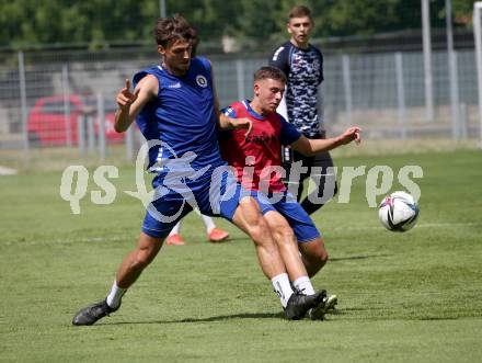 Fussball. Bundesliga. Training. SK Austria Klagenfurt. Thorsten Mahrer, Fabio Markelic. Klagenfurt, am 21.6.2021.
Foto: Kuess
www.qspictures.net
---
pressefotos, pressefotografie, kuess, qs, qspictures, sport, bild, bilder, bilddatenbank