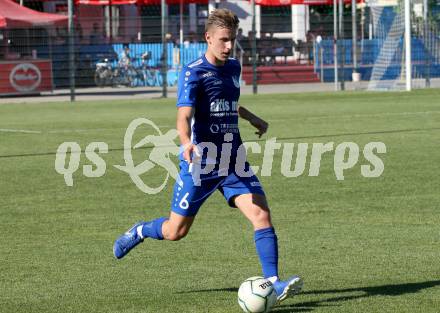 Fussball Kaerntner Liga. SAK gegen Treibach.  Raffael Mario Kaefer (Treibach). KLagenfurt, am 26.6.2021.
Foto: Kuess
---
pressefotos, pressefotografie, kuess, qs, qspictures, sport, bild, bilder, bilddatenbank