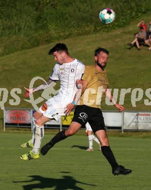 Fussball. Freundschaftsspiel. Koettmannsdorf gegen Austria Klagenfurt.   Patrick Rene Striednig (Koettmannsdorf), Lucas Scholl  (Klagenfurt). Klagenfurt, am 28.6.2021.
Foto: Kuess
www.qspictures.net
---
pressefotos, pressefotografie, kuess, qs, qspictures, sport, bild, bilder, bilddatenbank