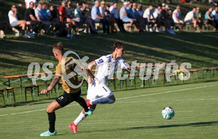 Fussball. Freundschaftsspiel. Koettmannsdorf gegen Austria Klagenfurt.   Aner Mandzic (Koettmannsdorf), Alex Timossi Andersson  (Klagenfurt). Klagenfurt, am 28.6.2021.
Foto: Kuess
www.qspictures.net
---
pressefotos, pressefotografie, kuess, qs, qspictures, sport, bild, bilder, bilddatenbank